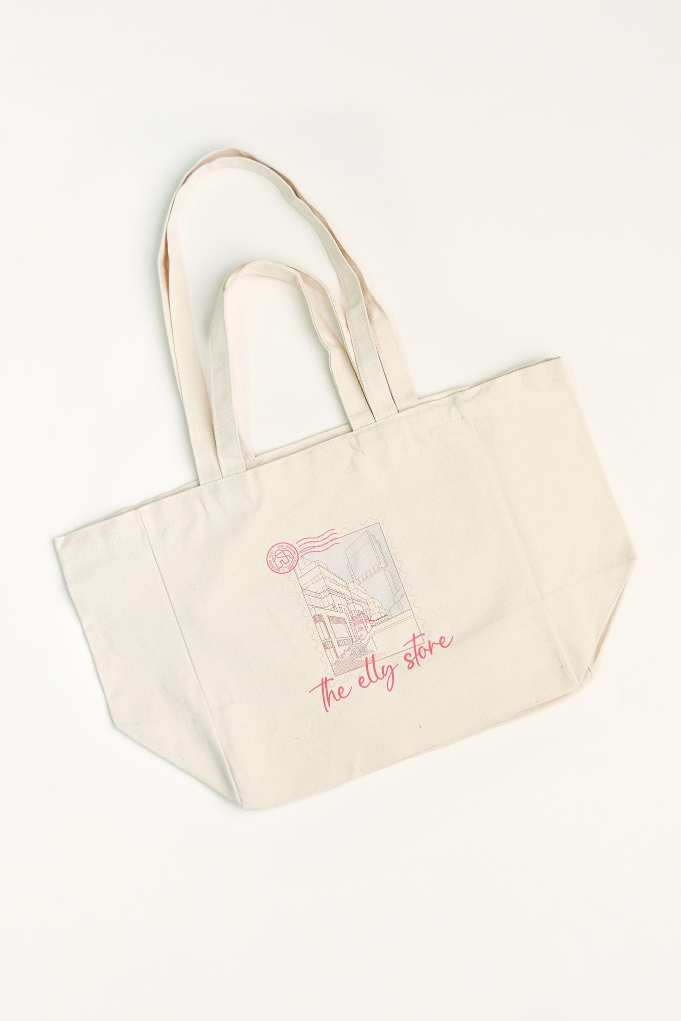 Canvas tote bag with the elly store logo - DSC_0858