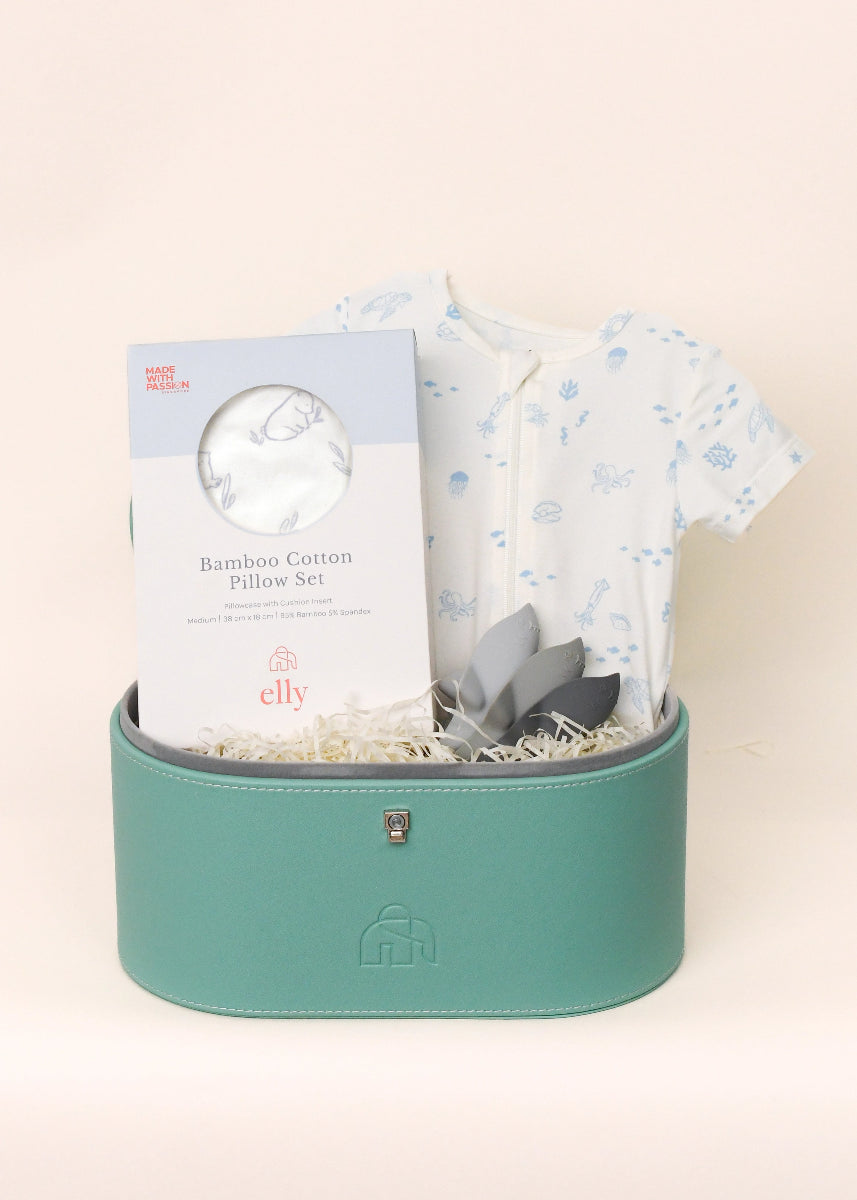 Deluxe Blue Baby Keepsake Gift Set
