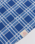 Pet Bandana - Navy Terrier Plaids / Paw Stripes | The Elly Store