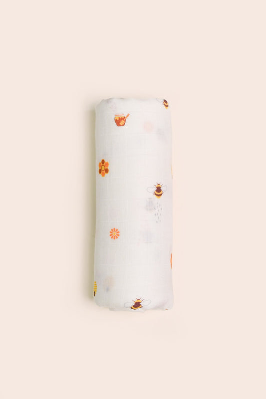 Bamboo Muslin Swaddle - Bumblebee