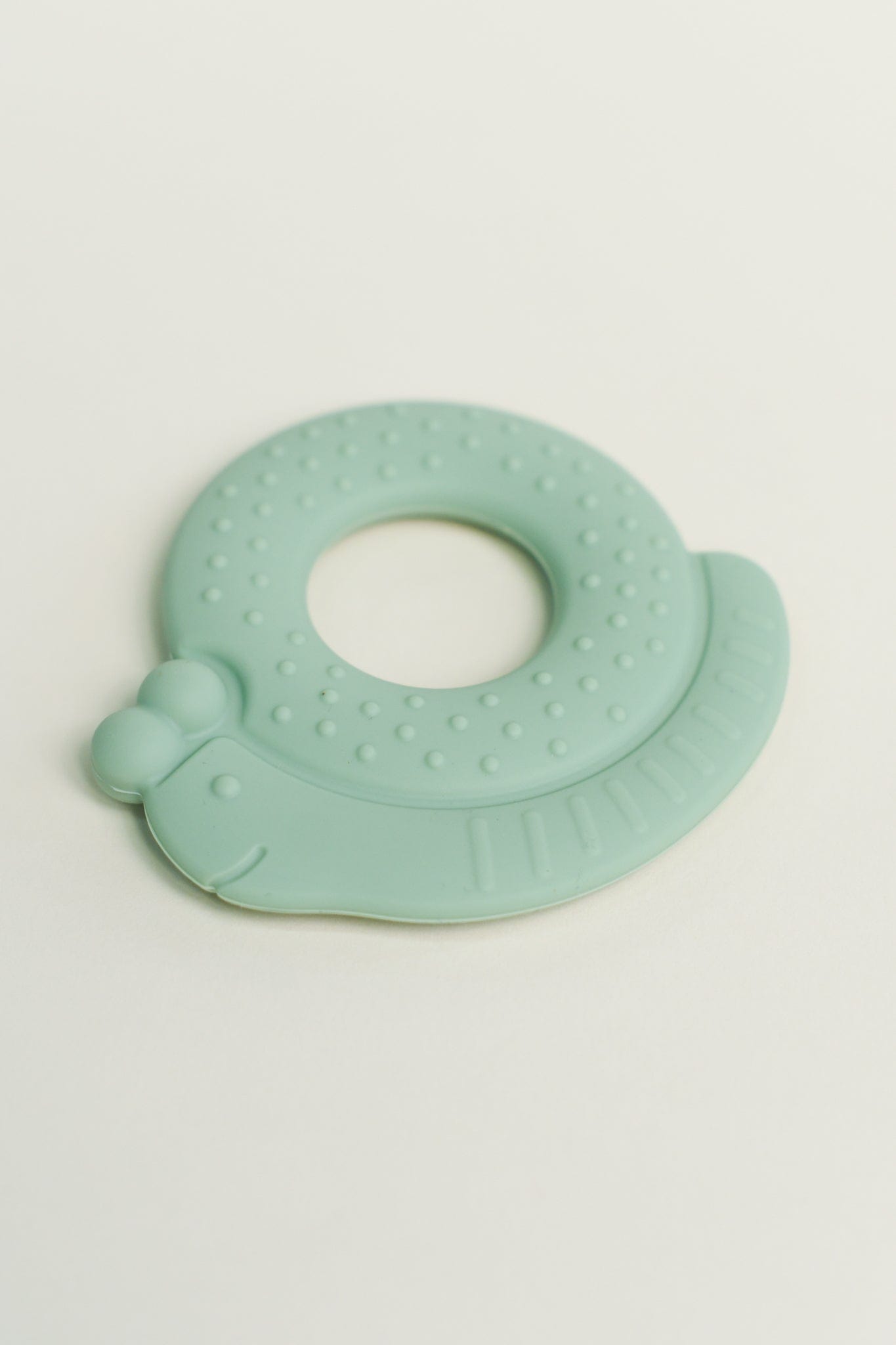 Olive Silicone Toys | Green Snail Teething Toy