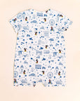 Short-sleeve Romper - Blue Road Trip Mickey