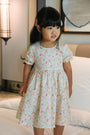 Scarlett Dress - Colourful Puppies | The Elly Store 