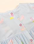 Scarlett Dress - Pink Narwhals | The Elly Store