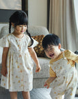 Emery Jumpsuit - Cream Latte Cats | The Elly Store