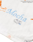 Bamboo Muslin Blanket - Sleepy Cats
