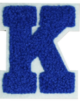 Iron-On Patch - Dark Blue with Light Blue Border (Letters)