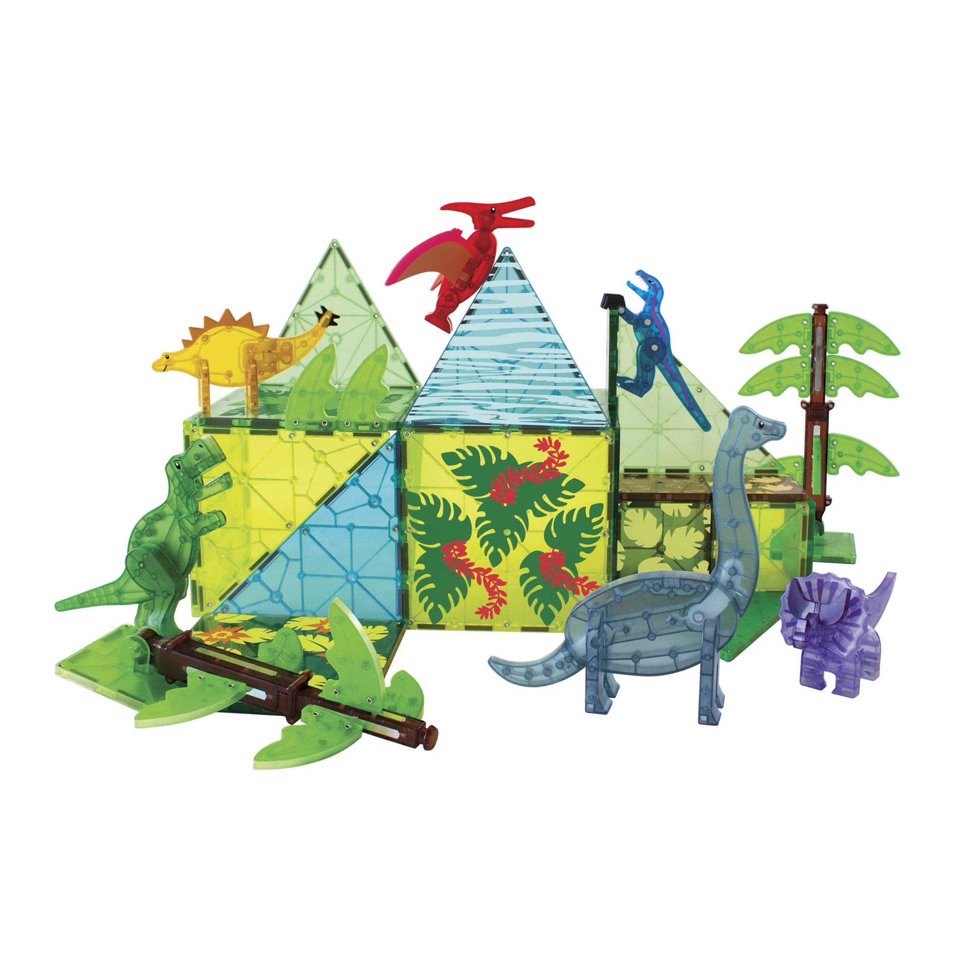 Magna-Tiles Dino World XL 50 piece set | The Elly Store