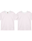 Elly Made Adult Tee - Pink Stripes