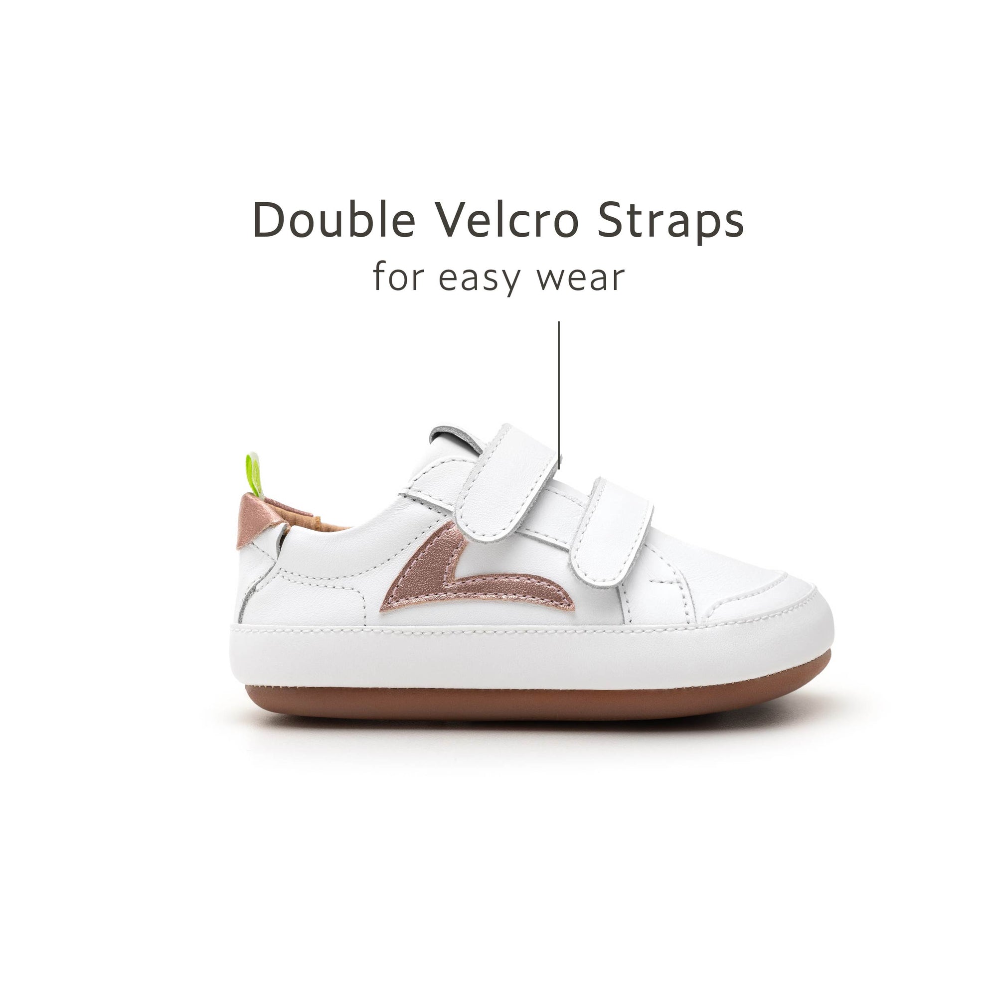 Hopper Sneakers White Rose Gold