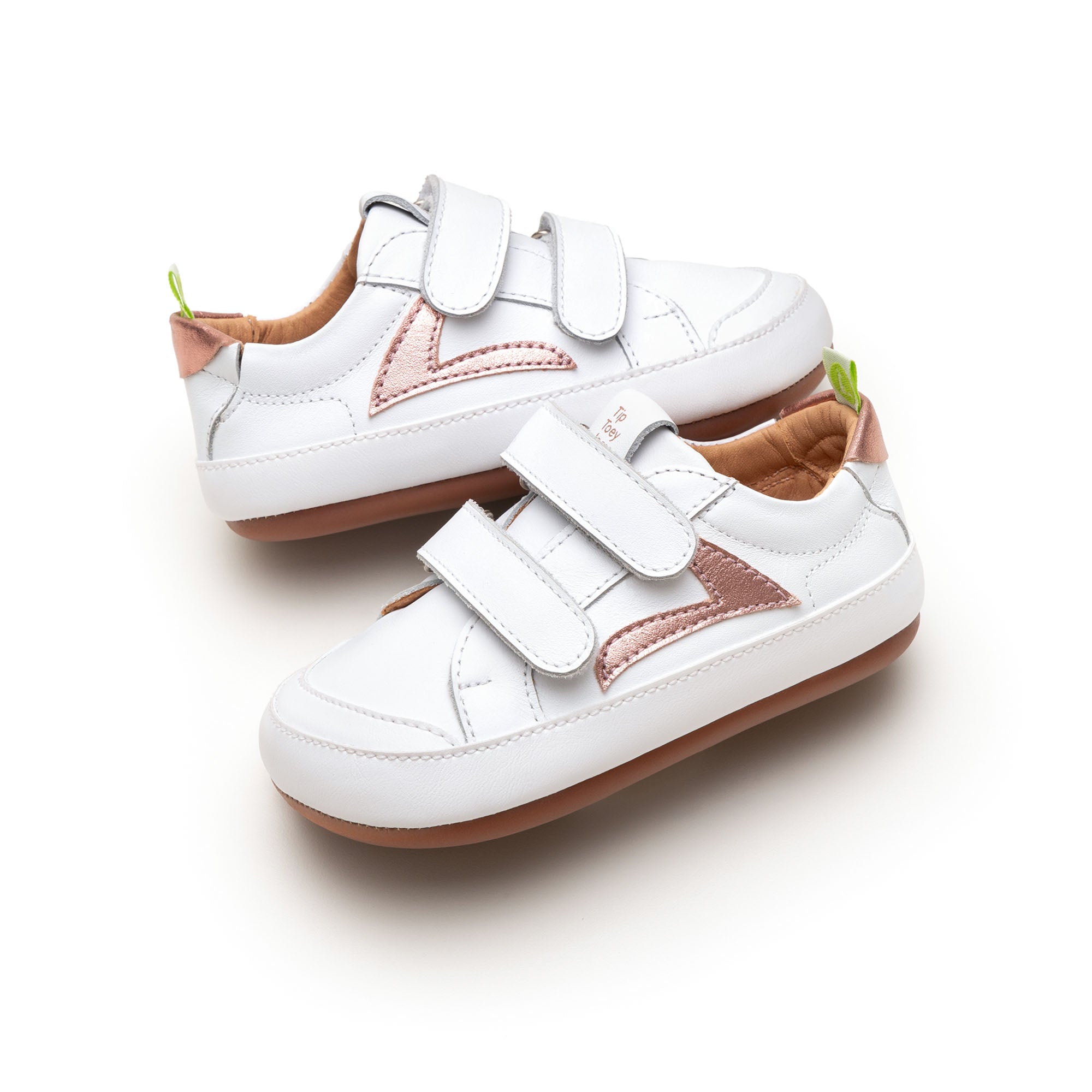 Hopper Sneakers White Rose Gold