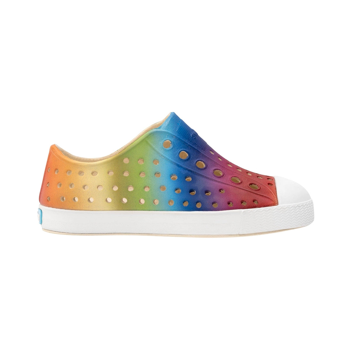 Jefferson Print Child Bone White / Shell White / Rainbow Gradient
