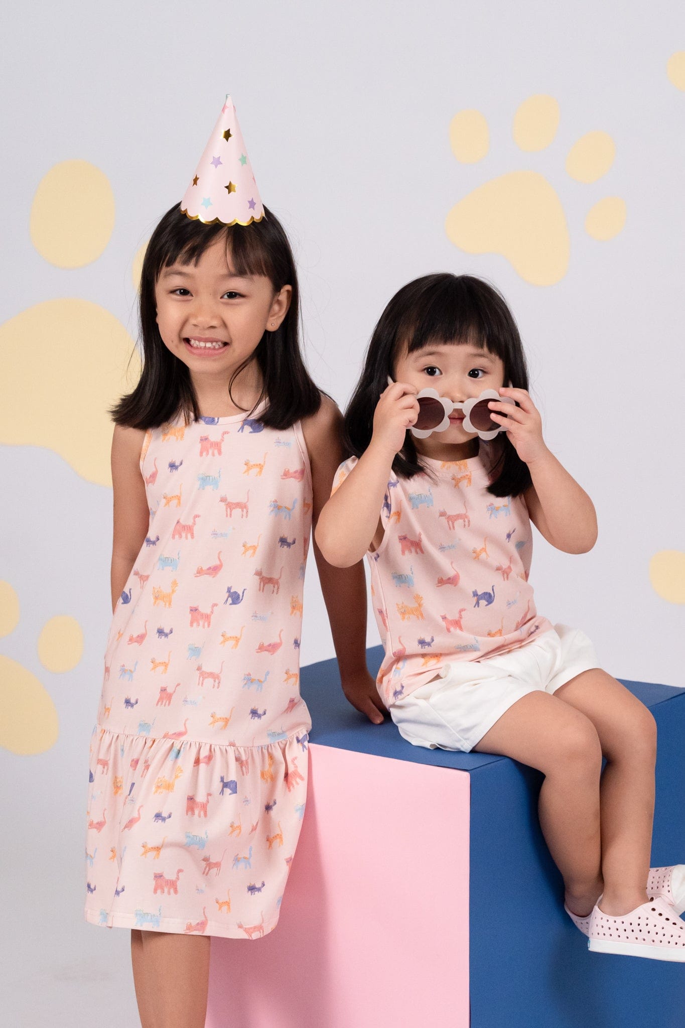 Riley Tee - Kitty Party &amp; Sleeveless Dress - Kitty Party