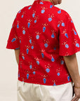 Ladies Amanda Top - Red Vases