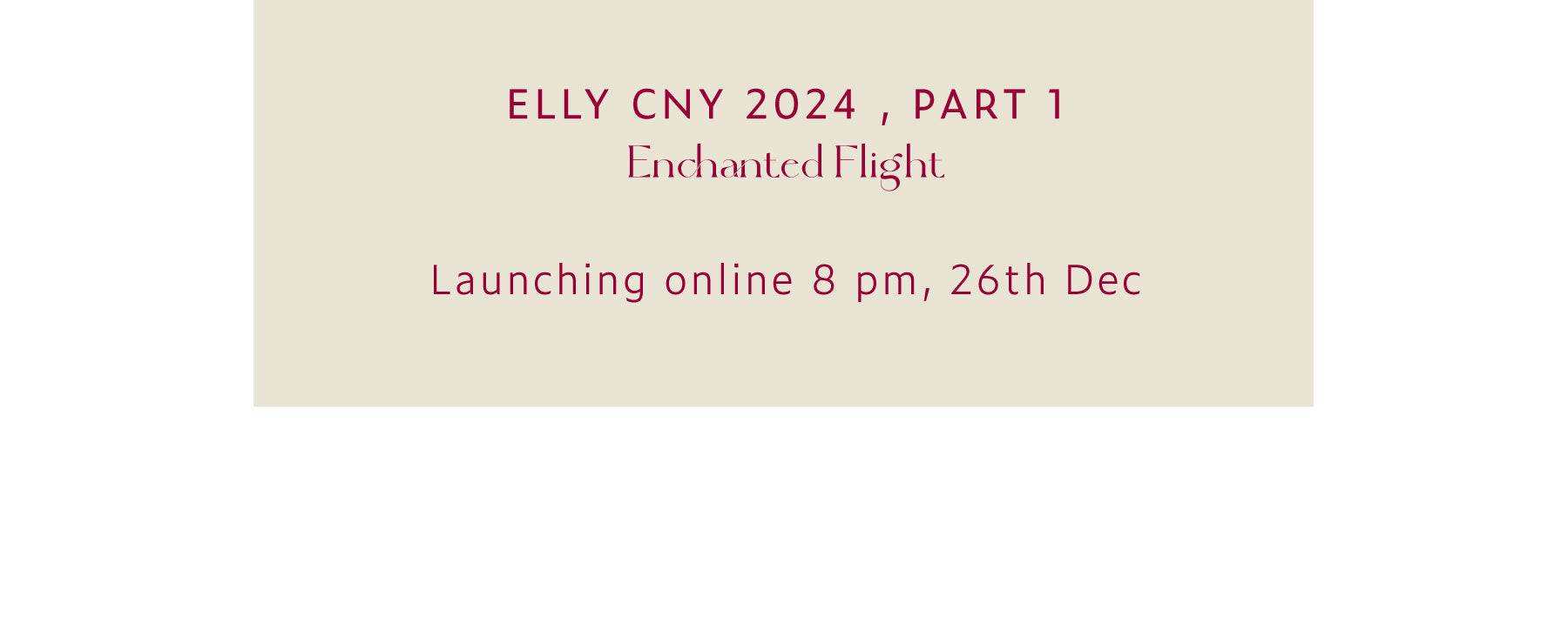 Enchanted Flight, Dec 26th.