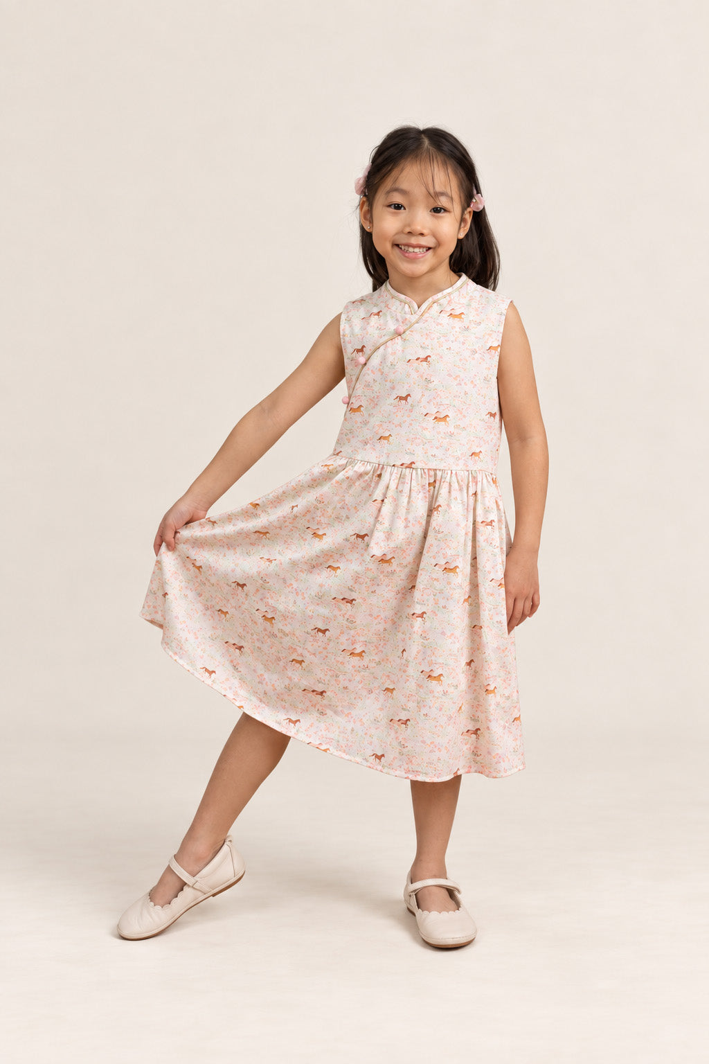 Luna Cheongsam - Meadow Horses