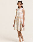 Luna Cheongsam - Cream Floral Bamboo