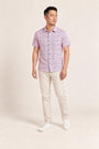 Men's Shirt - Pink Tiles