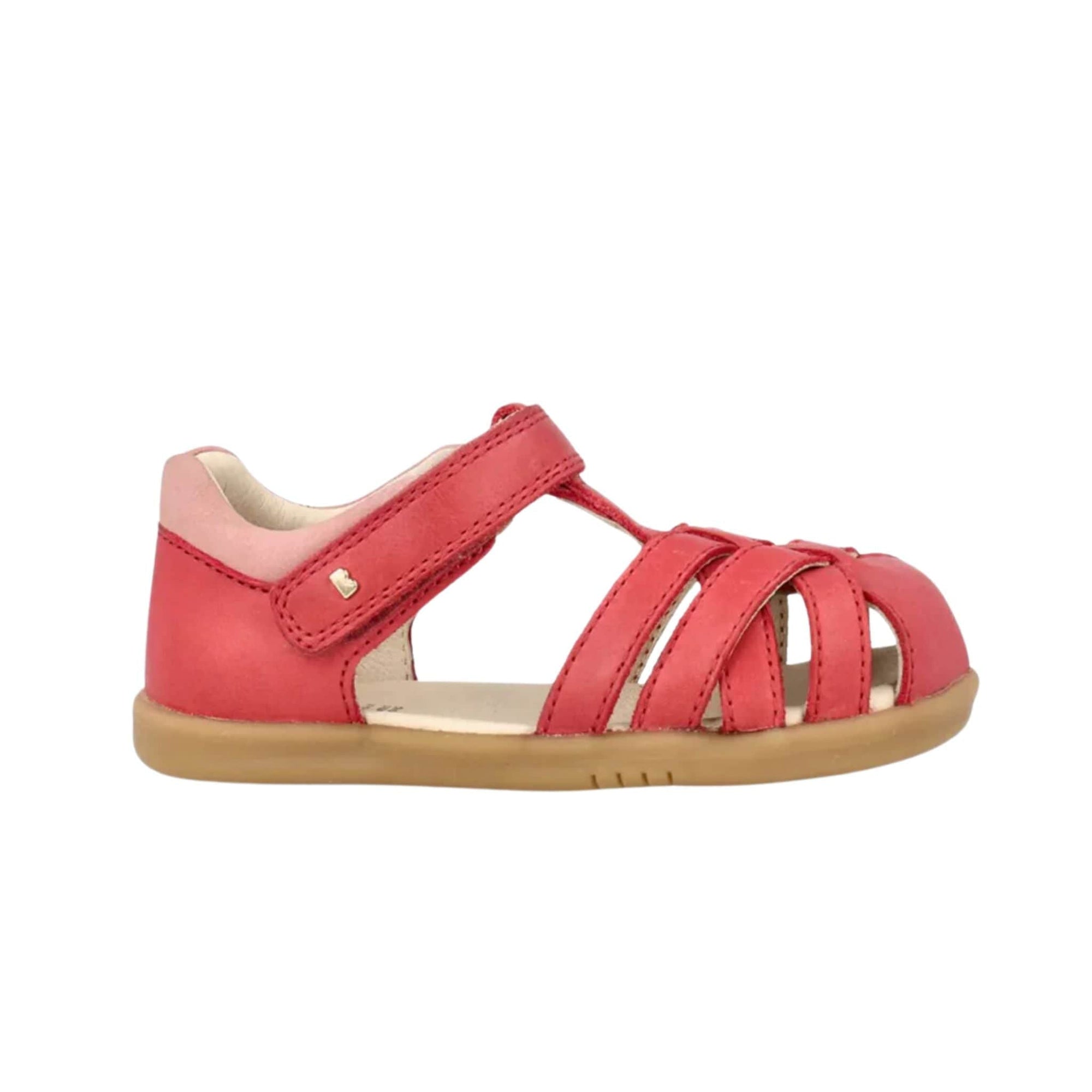 Bobux Mineral Red &amp; Rose Cross Jump Sandals i-Walk