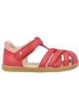 Bobux Mineral Red & Rose Cross Jump Sandals i-Walk
