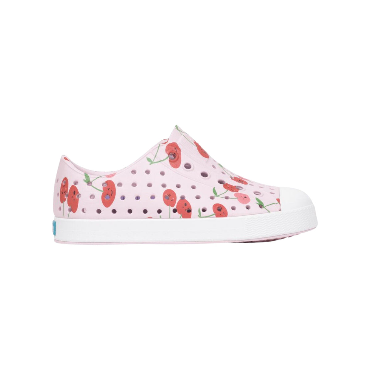 Jefferson Print Child Barely Pink / Shell White / Cherries side view