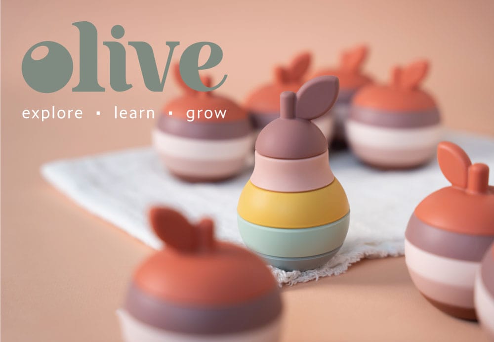 Stackable pear toys