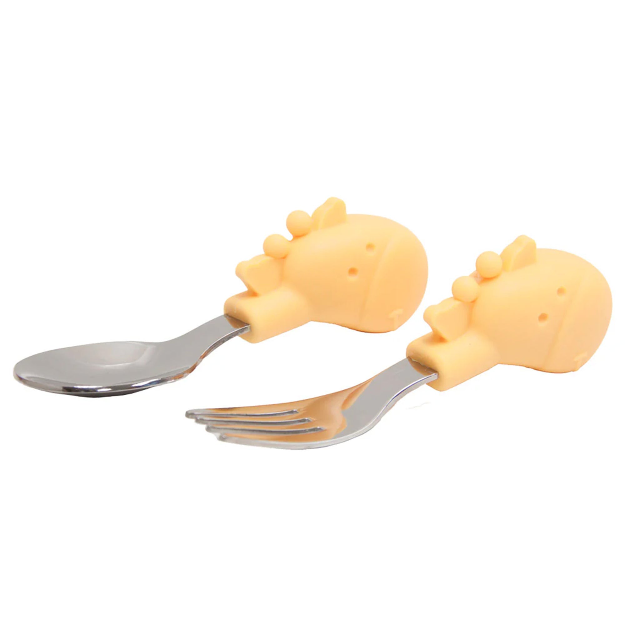 Palm Grasp Spoon &amp; Fork Set - Lola (with case)