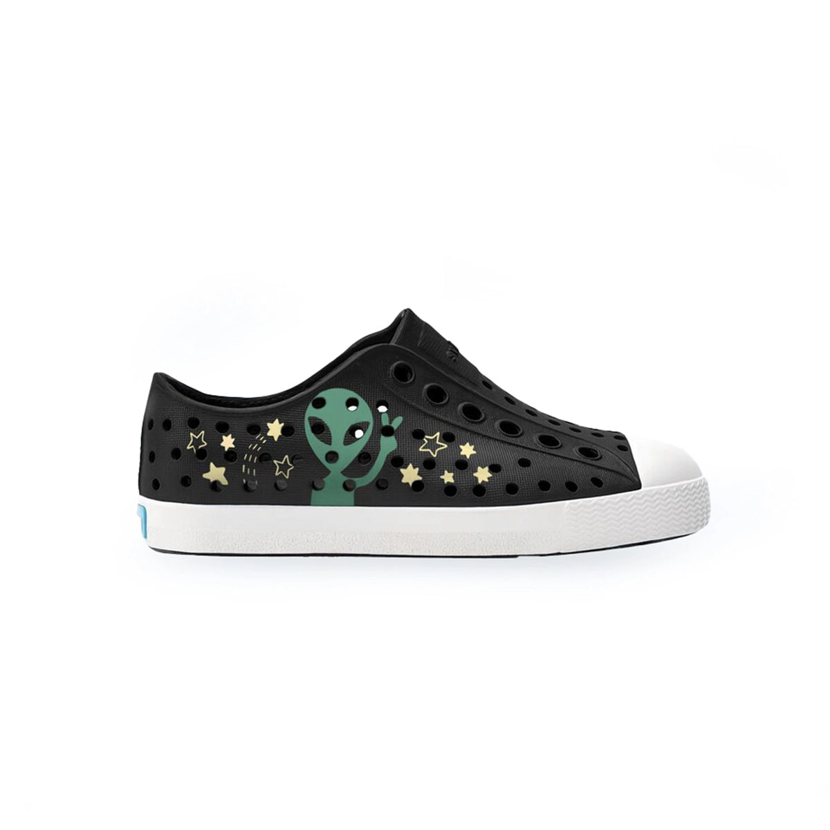 Jefferson Print Child Jiffy Black / Shell White / Peace Alien Block