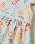 Piper Dress - Crayon Animals