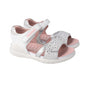 Biomecanics Bioevolution Silver Polka Dots Sandals