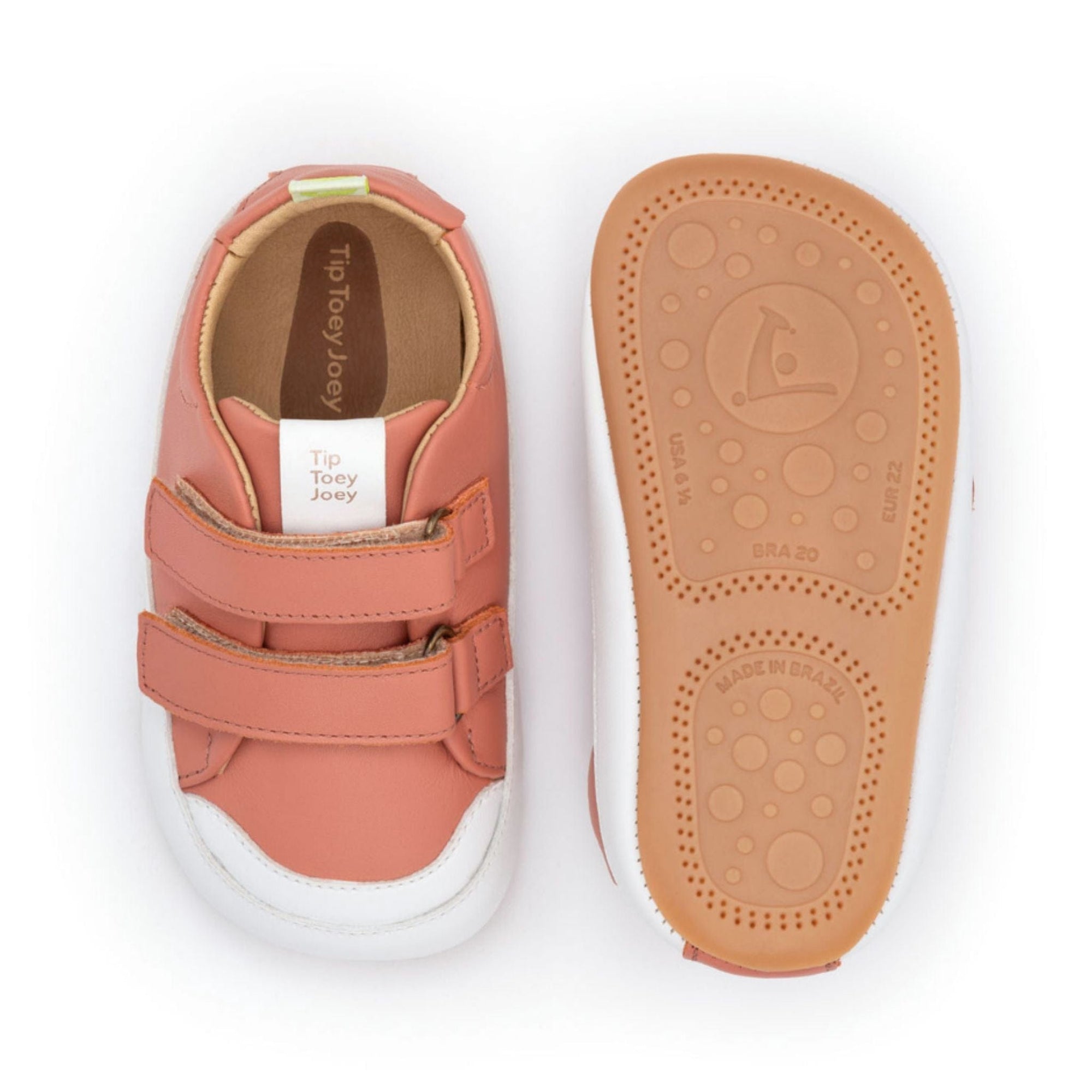 Tip Toey Joey Bossy Sneakers - Rosa Seco / White | The Elly Store