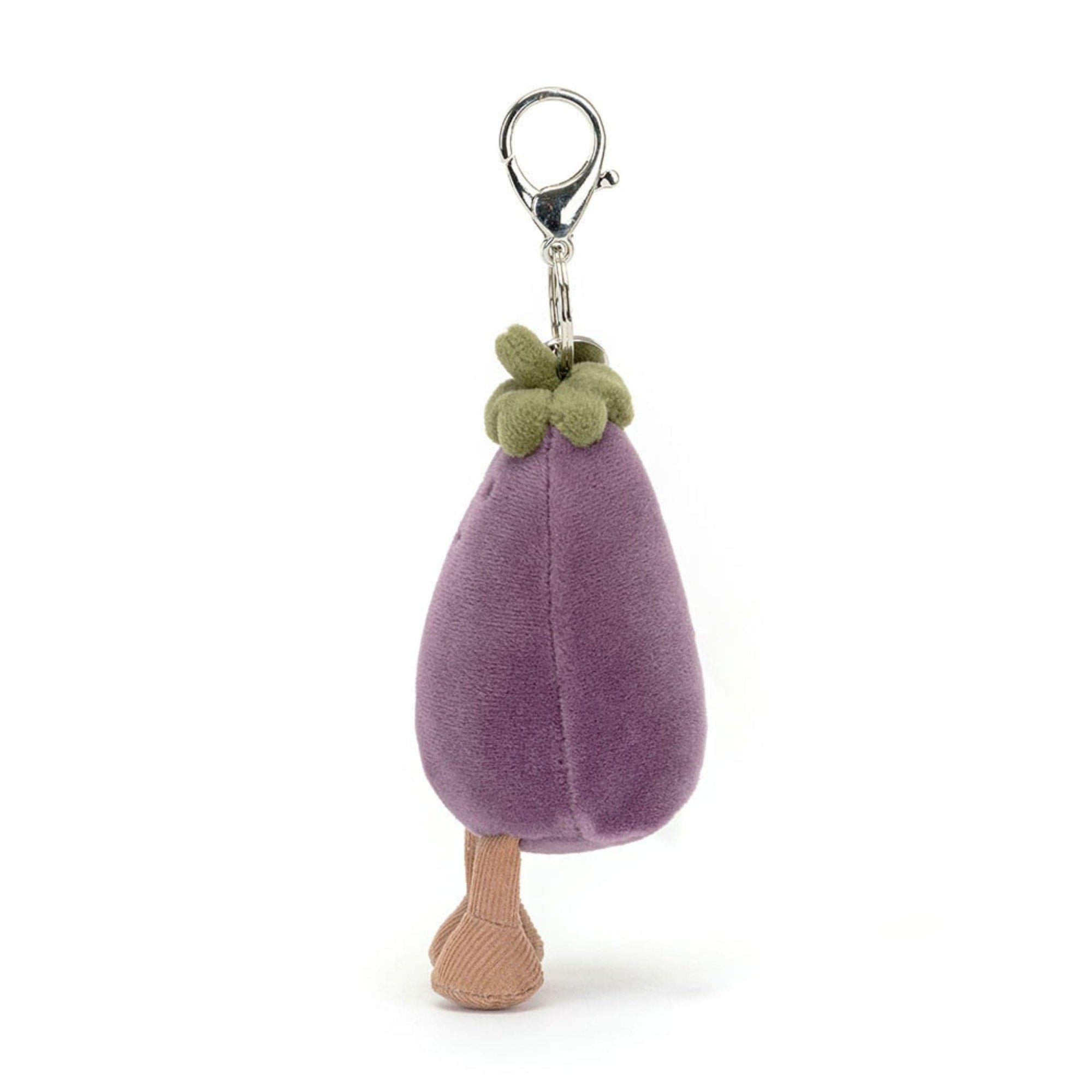 Jellycat | Vivacious Vegetable Aubergine Bag Charm | The Elly Store