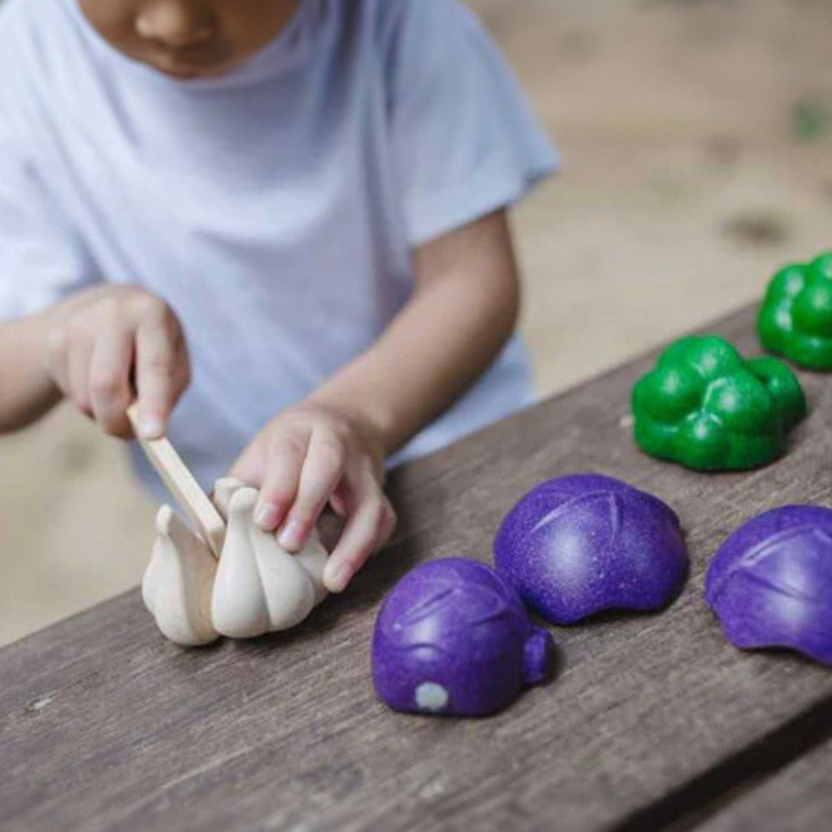 Plan Toys 5 Colours Veggie Set | The Elly Store 