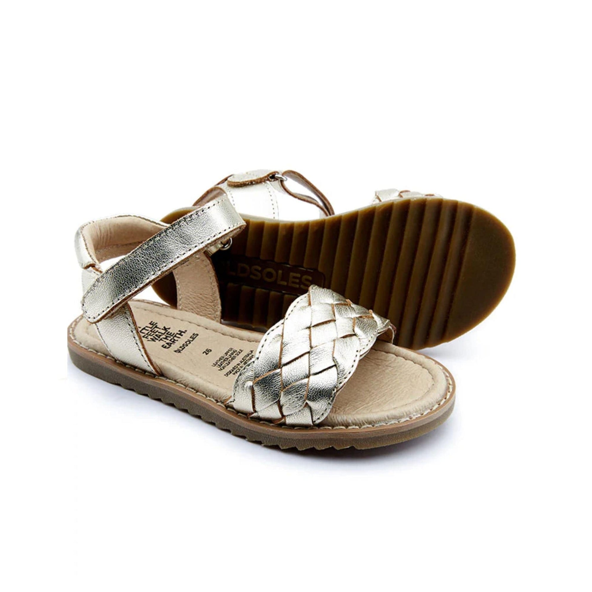 Old Soles Puffy Sandals - Gold