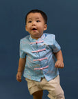 Tang Shirt - Blue Cranes