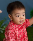 Tang Shirt - Red Honeycomb Tiles