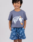Terry Shorts - Navy Lucifer