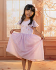 Kayla Dress - Lilac Floral Rapunzel | The Elly Store 