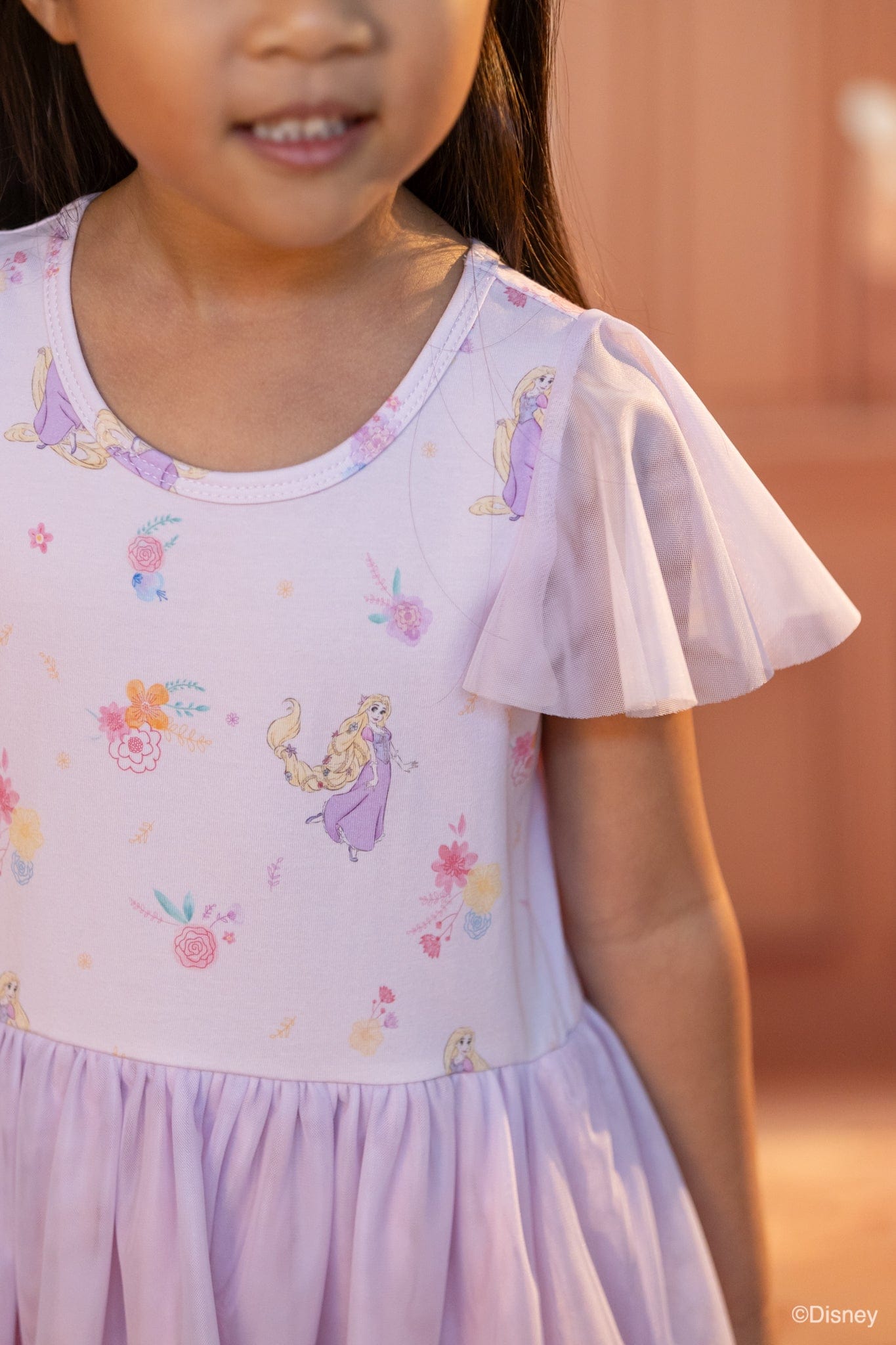 Kayla Dress - Lilac Floral Rapunzel | The Elly Store 