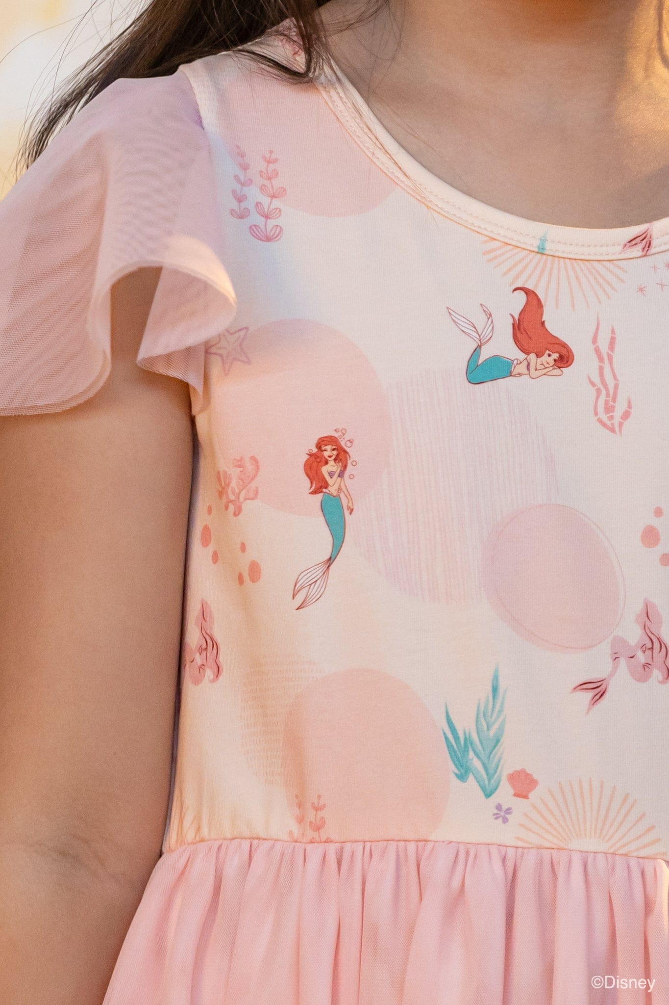 Kayla Dress - Pink Coral Ariel | The Elly Store 
