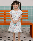 The Elly Store | Hayley Dress - Rainbow Road Trip Mickey