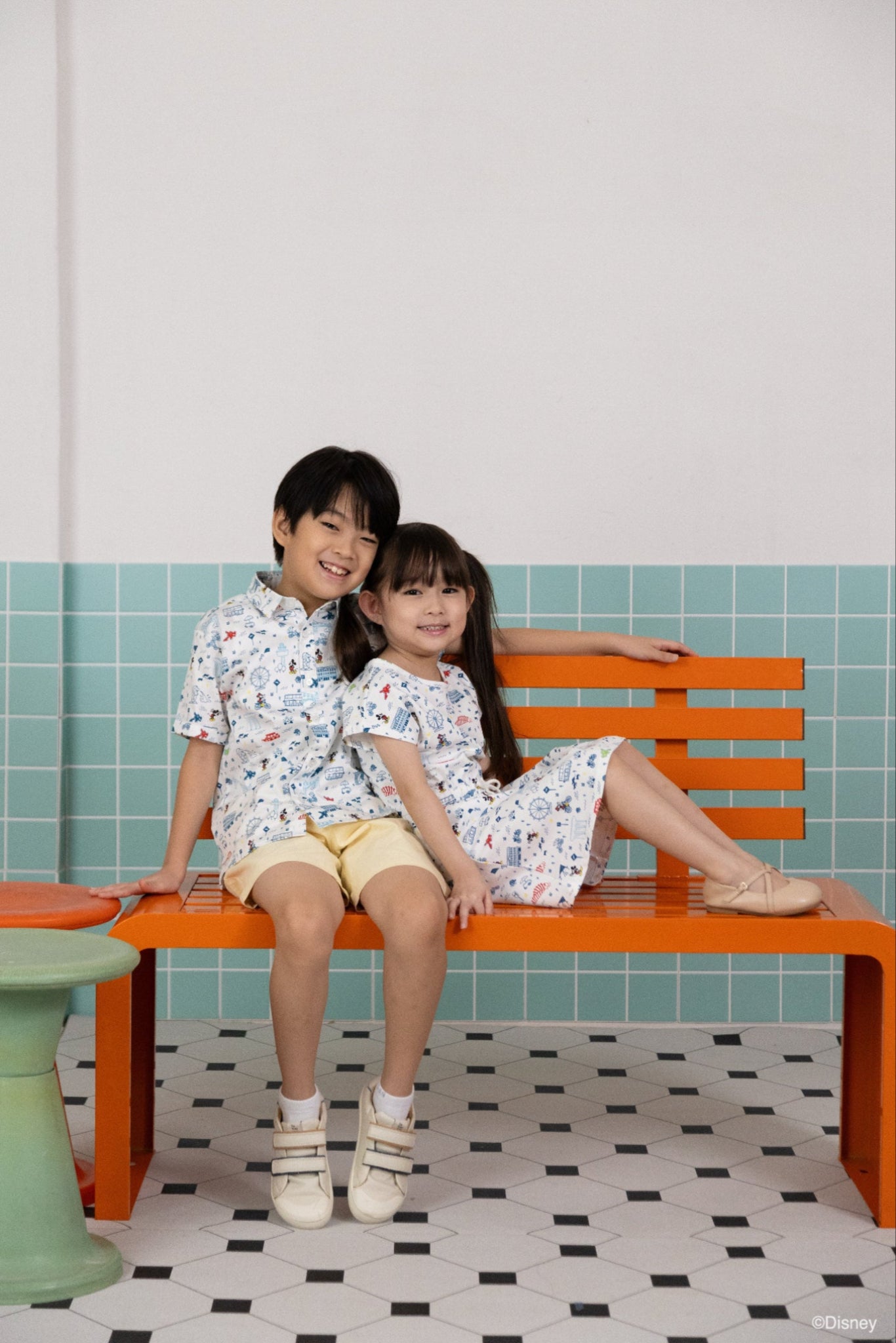 The Elly Store | Hayley Dress & Little Man Shirt - Rainbow Road Trip Mickey