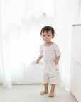 Short-Sleeve Pyjamas Set - Colourful Sea Creatures | The Elly Stor