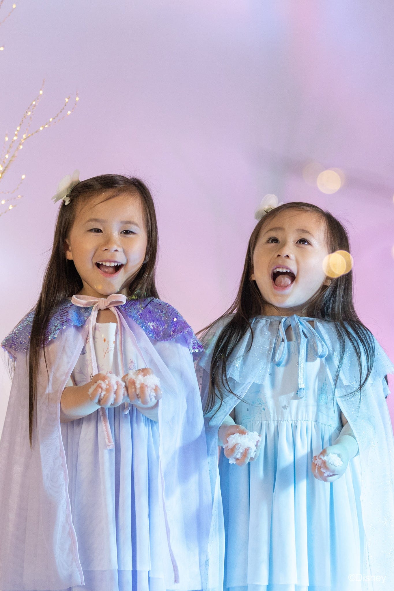 Sequin Tulle Cape - Lilac Shimmer | The Elly Store