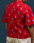 Ladies Amanda Top - Red Vases