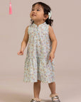 Naomi Cheongsam - Blue Fans