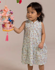 Naomi Cheongsam - Blue Fans