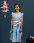 Blair Dress - Blue Cranes