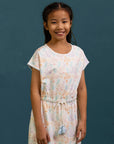 Hayley Dress - Cream Floral Bamboo