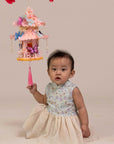 Jersey Luna Tulle Onesie - Blue Fans